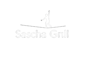 Sascha Grill Logo Weiß